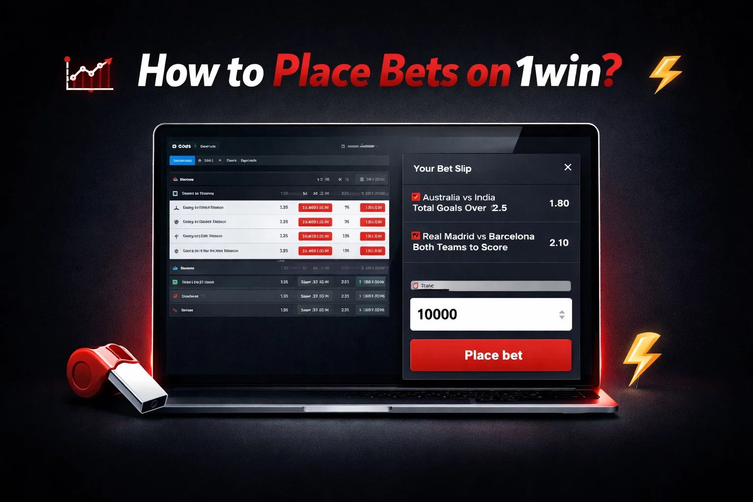 How to place bets on 1Win